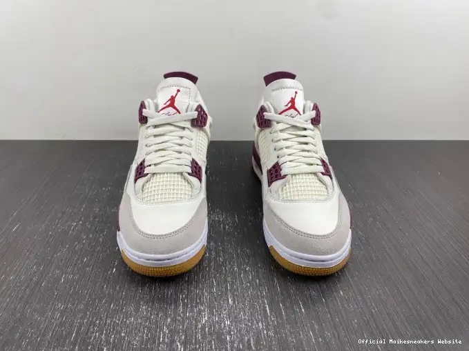 Official Maikesneakers DR5415-102 Jordan 4 x Red Sapphire SB 0505